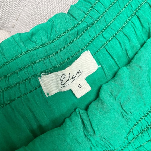 Green Elan Strapless Crochet Maxi Dress Size Small - Picture 5 of 5